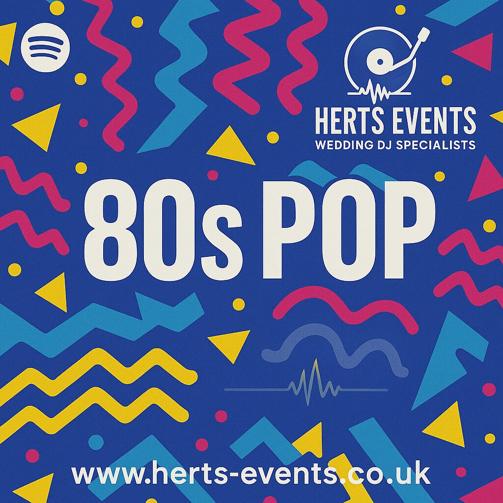 80p pop retro playlist cover art