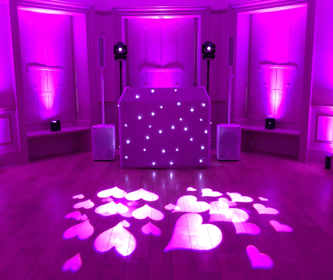 Purple heart effect Silver DJ package