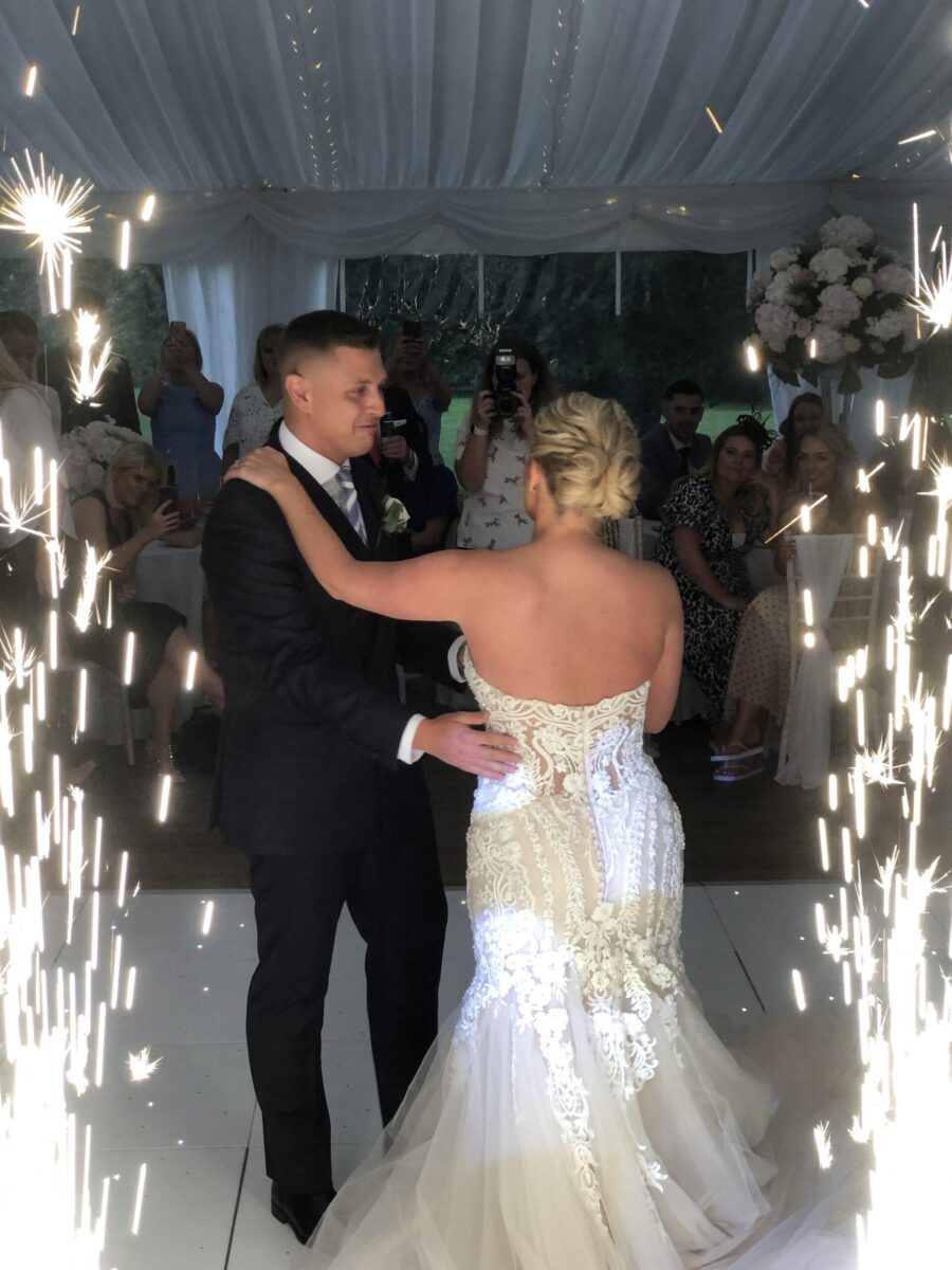 Flames on the dance floor