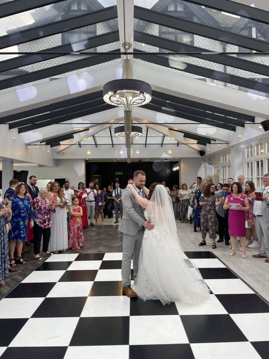 Emotional first dance moment