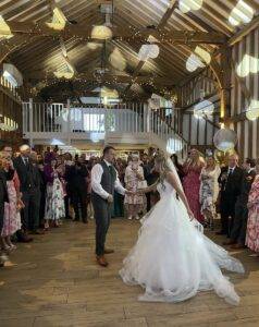 First Dance at Milling Barn - Wedding DJ Hertfordshire