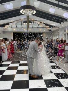 First dance at Swynford Manor with DJ from Herts Events